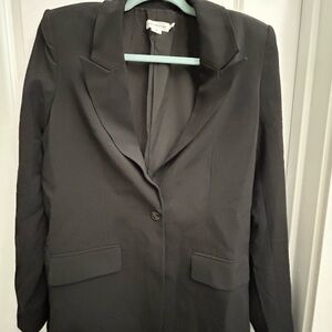 Good American Women's Black Blazer